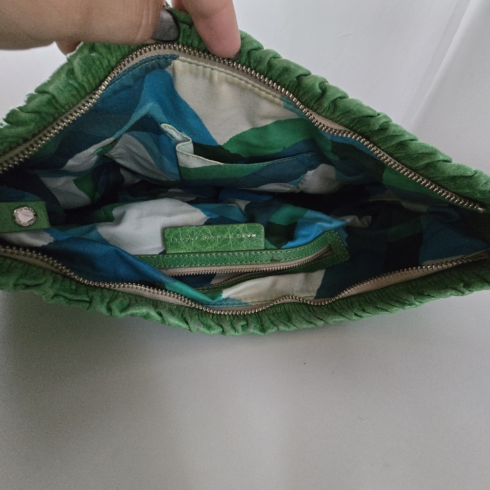 Marc by Marc Jacobs XL Green Leather Hobo Shoulder Bag - Picture 5 of 12